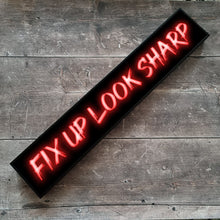 Load image into Gallery viewer, Fix Up Look Sharp Framed Metal Print
