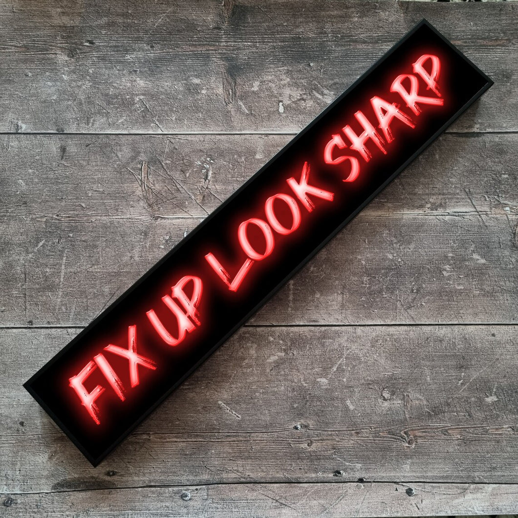 Fix Up Look Sharp Framed Metal Print
