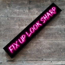 Load image into Gallery viewer, Fix Up Look Sharp Framed Metal Print
