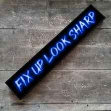 Load image into Gallery viewer, Fix Up Look Sharp Framed Metal Print
