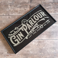 Load image into Gallery viewer, Gold // Silver Vintage style Gin Parlour Sign
