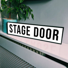 Load image into Gallery viewer, Stage Door Framed Metal Print
