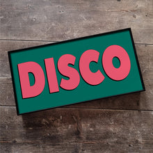 Load image into Gallery viewer, Disco Framed Metal Print
