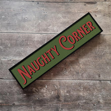 Load image into Gallery viewer, Naughty Corner Framed Metal Print
