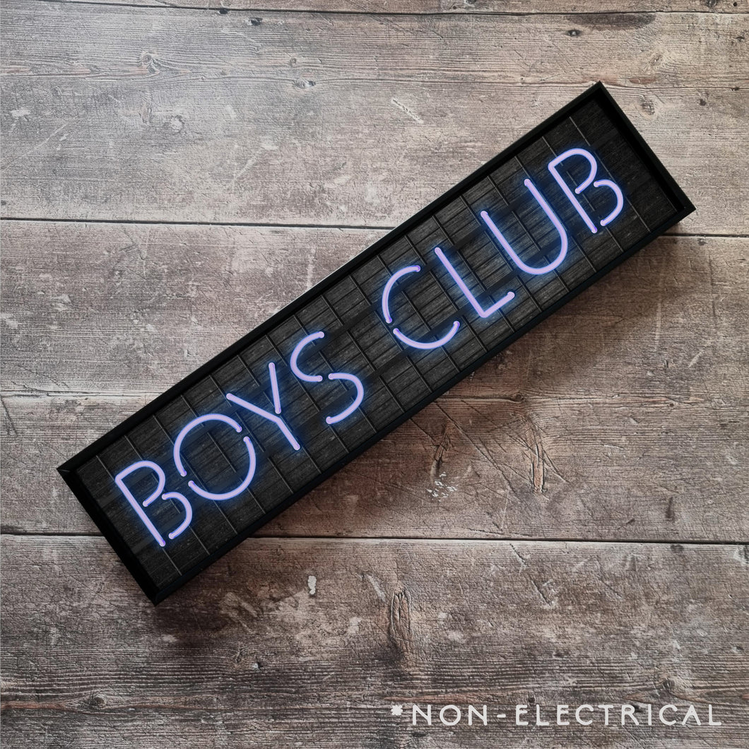 Boys Club : Neon Style Metal Print