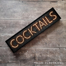 Load image into Gallery viewer, Cocktails : Neon Style Metal Print
