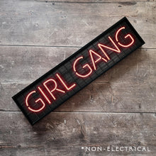 Load image into Gallery viewer, Girl Gang : Neon Style Metal Print

