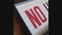 Load and play video in Gallery viewer, Normal is Boring Framed Metal Print
