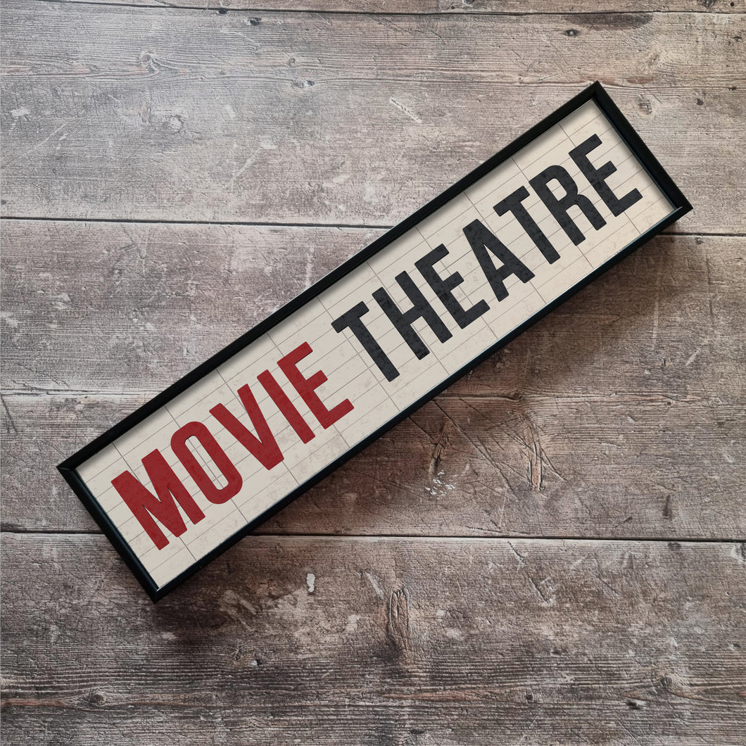 Movie Theatre Framed Metal Print